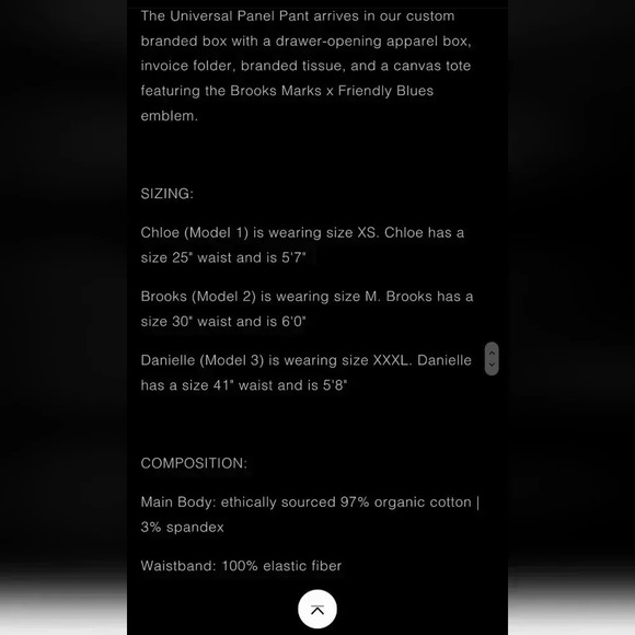 BROOKS MARKS UNIVERSAL PANEL PANT IN JET BLACK - Picture 16 of 16